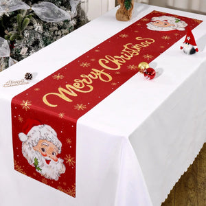 Chemin de table Noël polyester 35x180 cm - vue 2