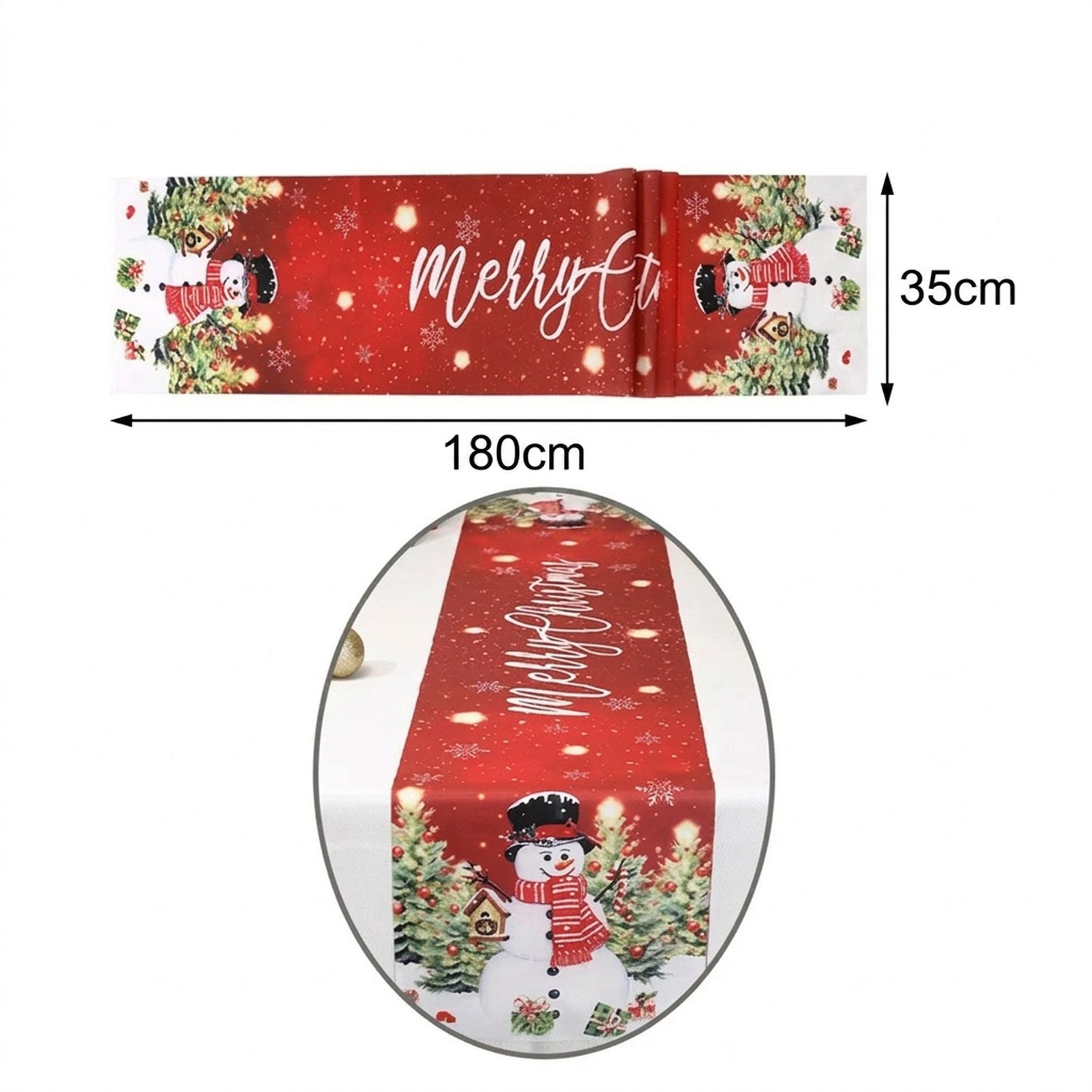 Chemin de table Noël - Pain d'Épice