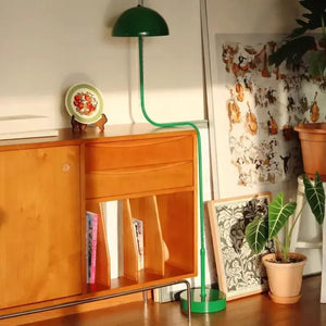 Comparatif lampe de table champignon vs lampadaire - dimensions
