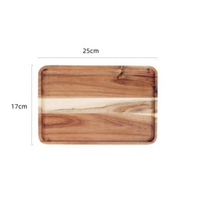 Dimensions plateau bois acacia 25×17 cm