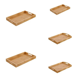 Comparatif des cinq tailles de plateau en bambou disponibles