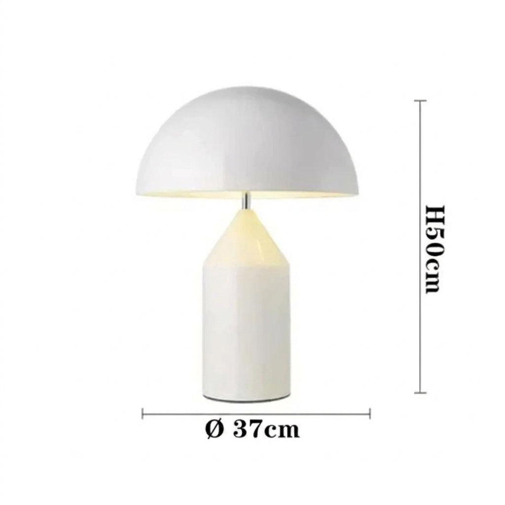 Dimensions lampe de table champignon taille L : hauteur 50 cm et diamètre 37 cm