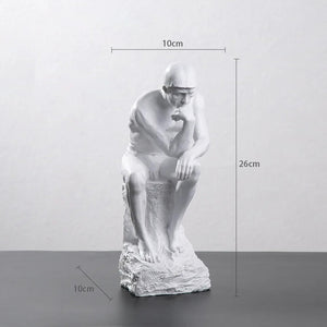 Dimensions de la statue Le Penseur de Rodin hauteur 26 cm largeur 10 cm profondeur 10 cm