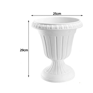 Dimensions du pot colonne romaine 29 cm de hauteur et 25 cm de diamètre