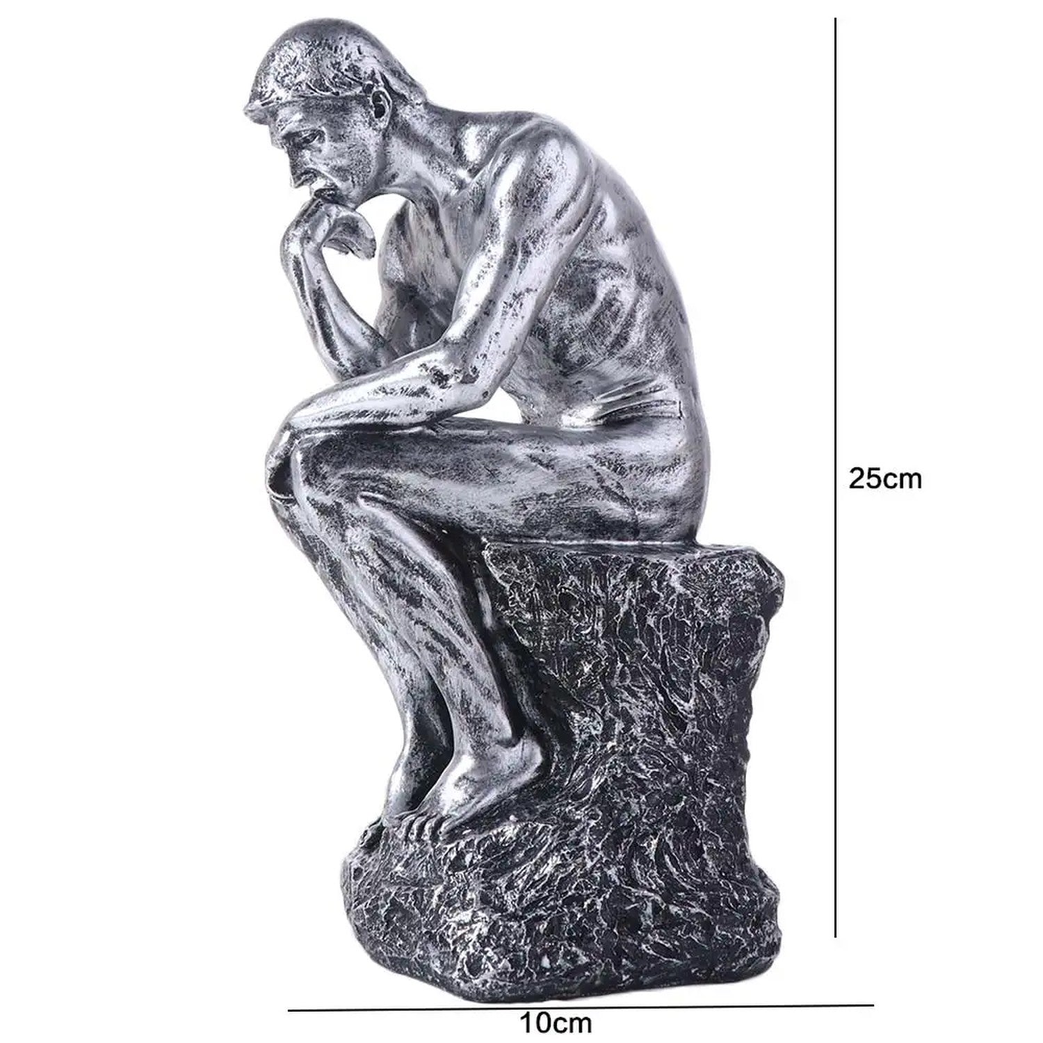 Dimensions de la statue Le Penseur de Rodin hauteur 25 cm largeur 10 cm