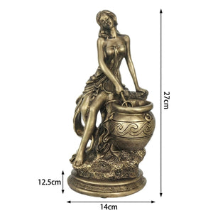 Dimensions de la statue de déesse grecque 27 cm de hauteur