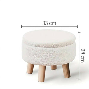 Dimensions du repose-pieds 33 cm de diamètre et 28 cm de hauteur
