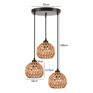 Dimensions du lustre rond platine 25 cm abat-jour 16 cm câble 100 cm