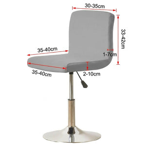 Schéma des dimensions de la housse de chaise en centimètres