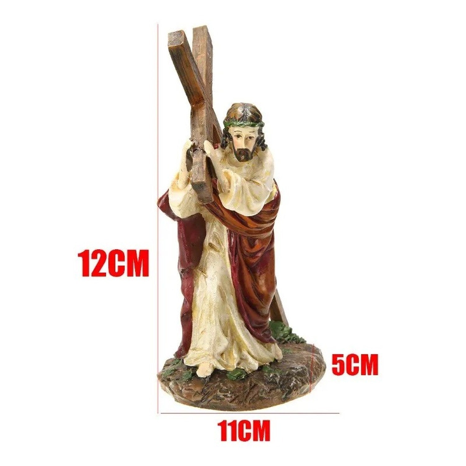 Dimensions de la statue 12 cm de hauteur 11 cm de largeur 5 cm de profondeur