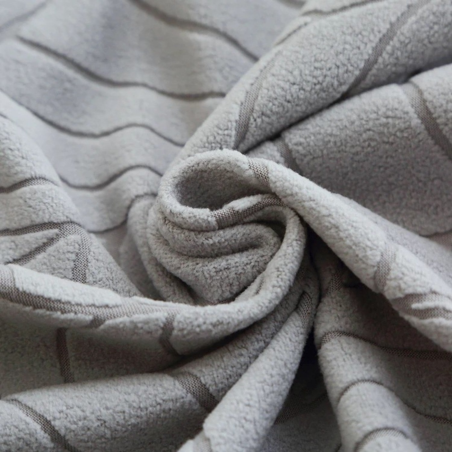 Détail du tissu jacquard souple de la housse de chaise