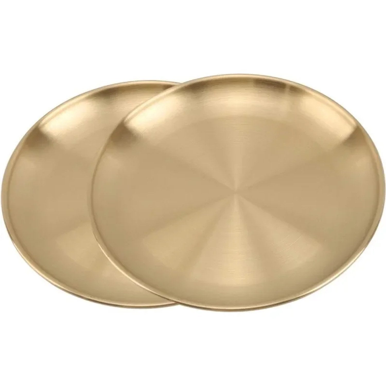 Plateau de service métal miroir – vue 1