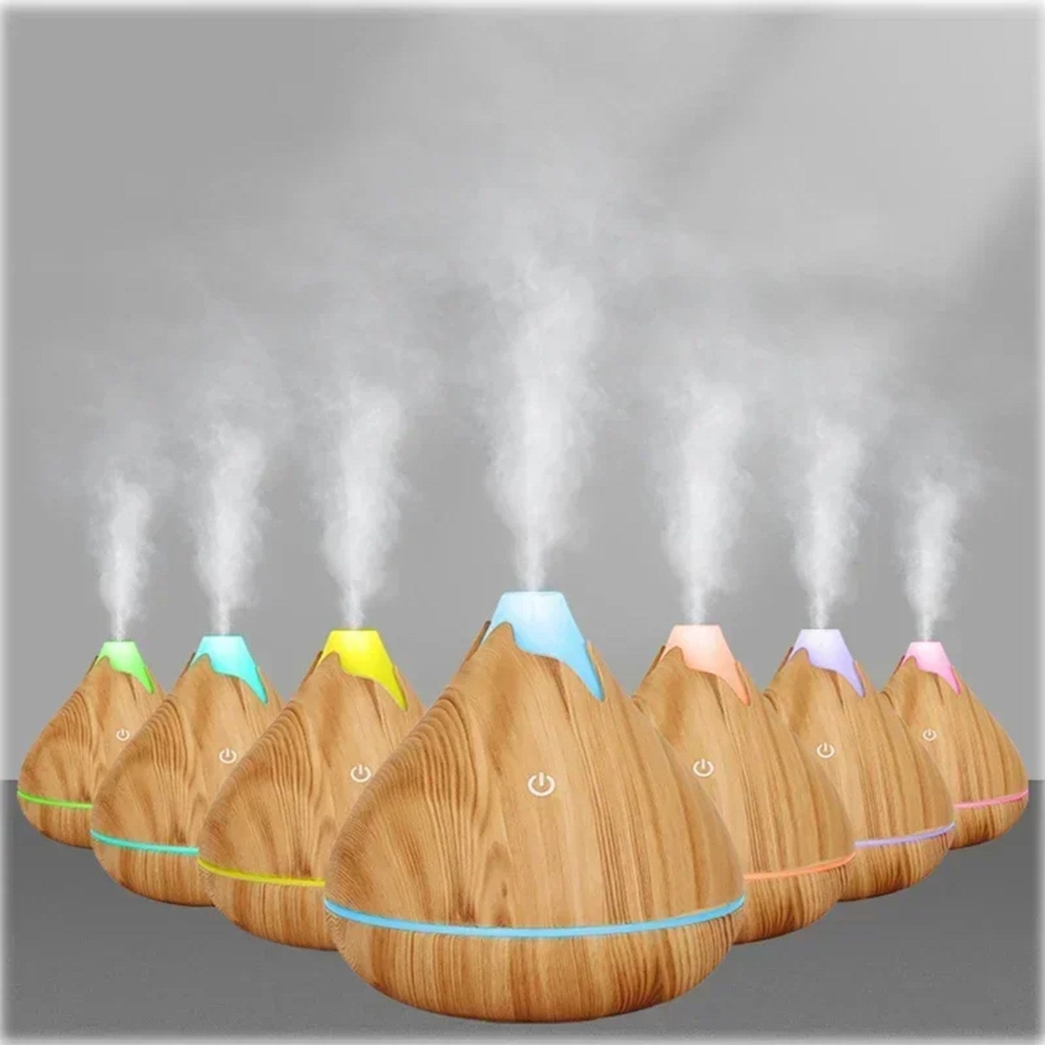 Diffuseur aromathérapie avec 7 couleurs LED différentes