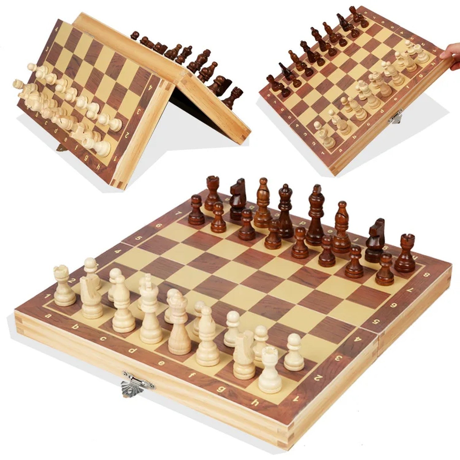 Jeu d'échecs magnétique vues multiples