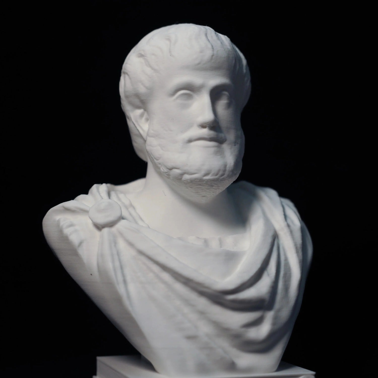 Buste Aristote gros plan - ornement décoratif de bureau