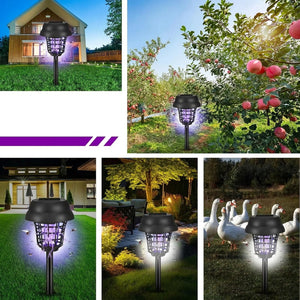 Lampes solaires anti-moustiques dans différents environnements extérieurs