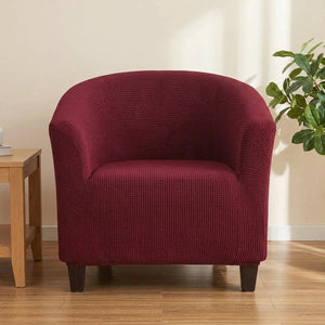 Housse de fauteuil cabriolet extensible couleur grenat