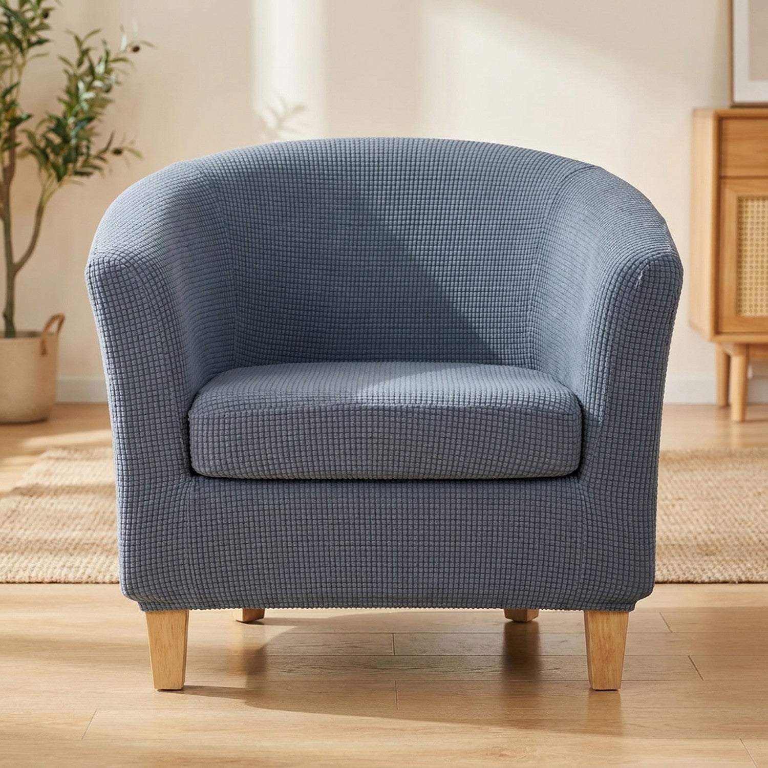 Housse de fauteuil cabriolet extensible couleur grise