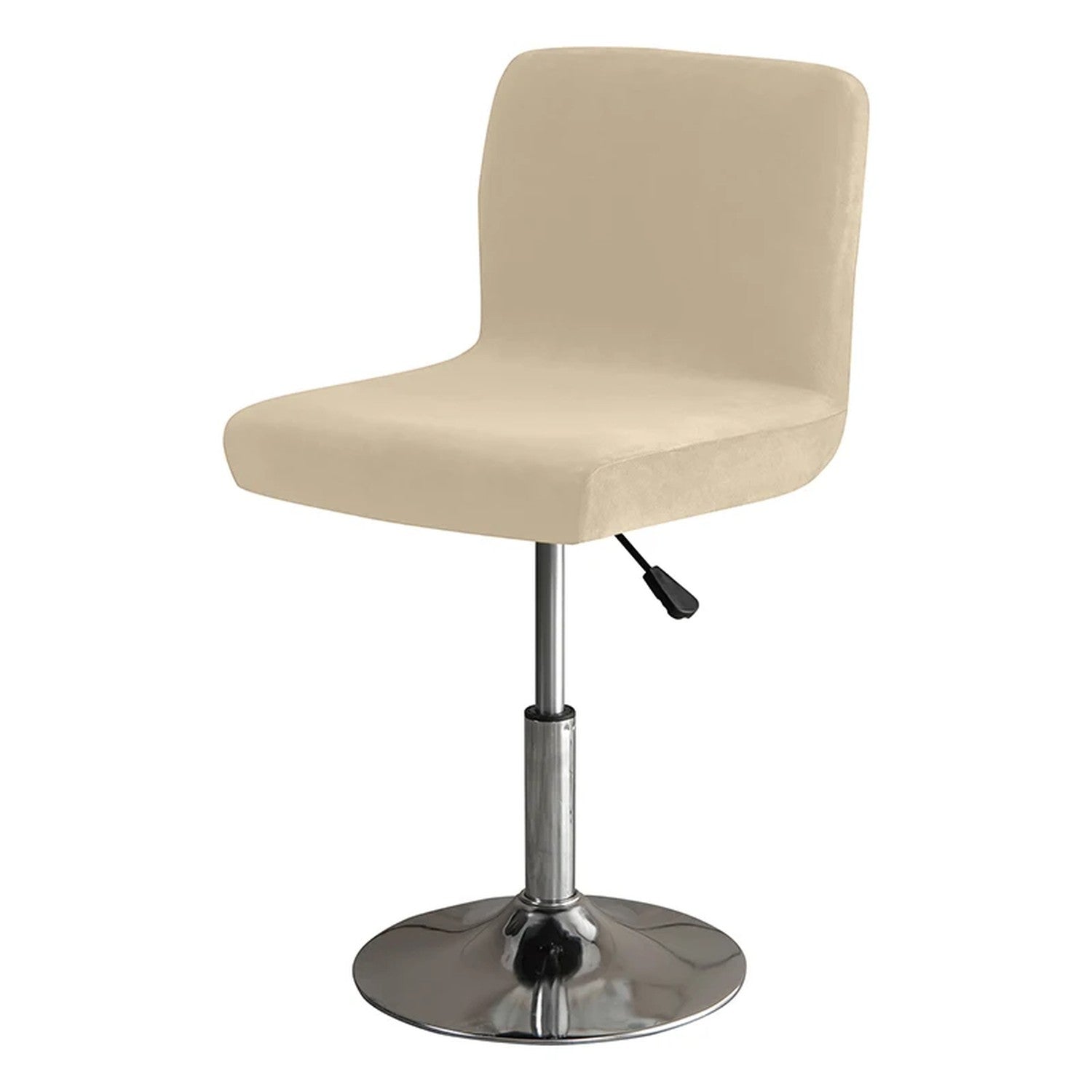 Housse de chaise de bar coloris beige