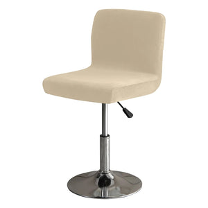 Housse de chaise de bar coloris beige