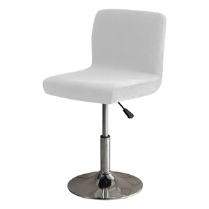 Housse de chaise de bar coloris blanc