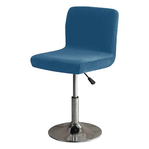 Housse de chaise de bar coloris bleu foncé