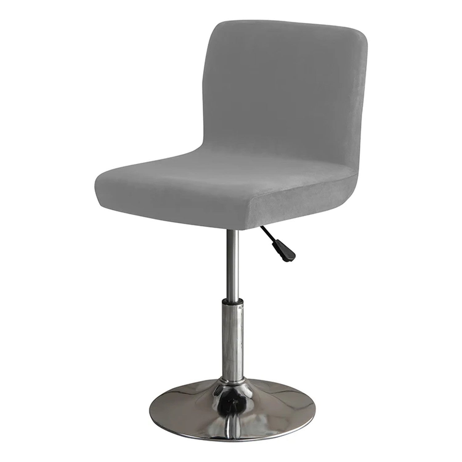 Housse de chaise de bar coloris gris