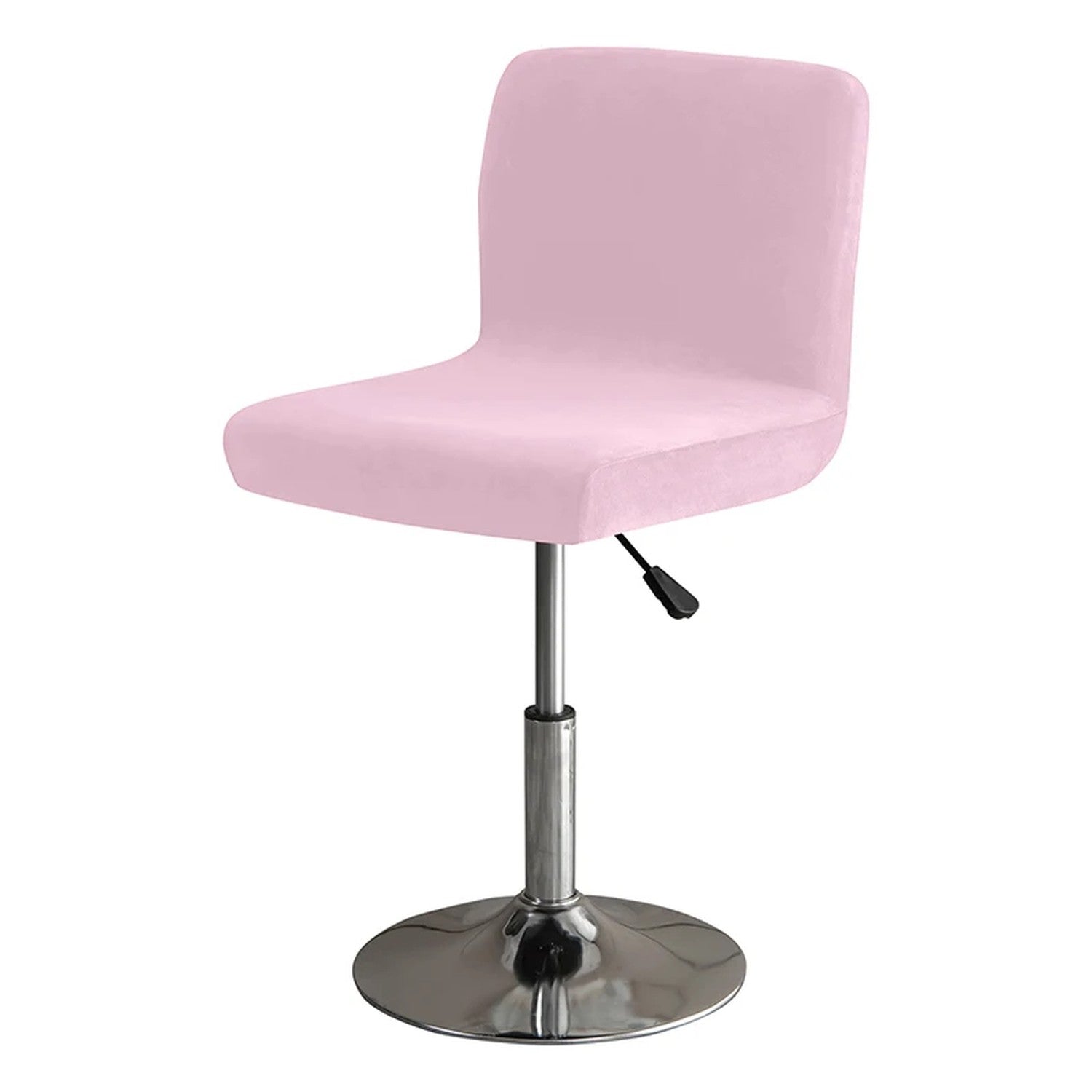 Housse de chaise de bar coloris rose