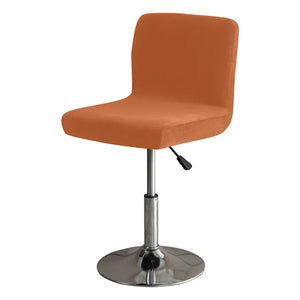 Housse de chaise de bar coloris terracotta