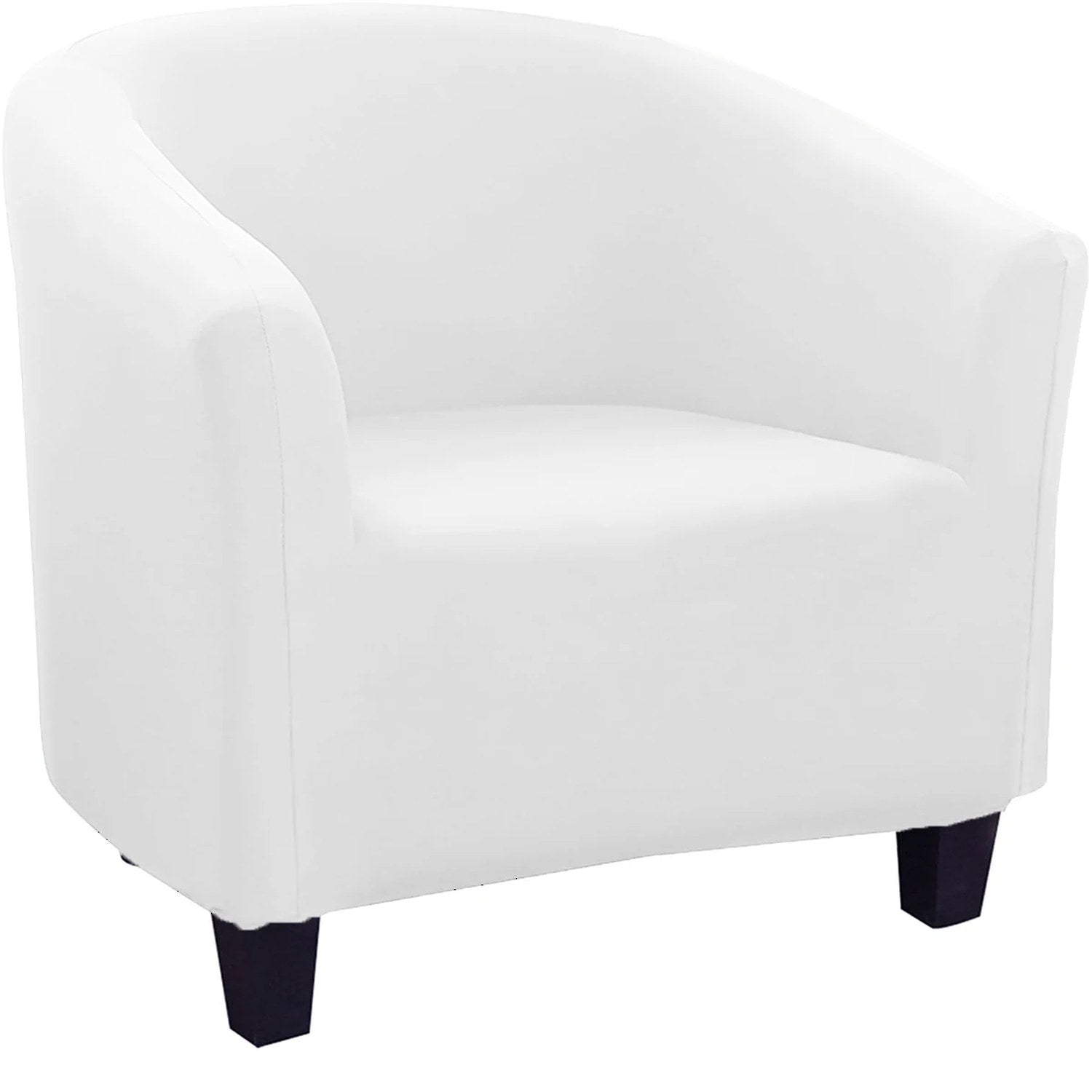Housse de fauteuil crapaud couleur Blanc