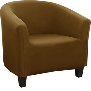 Housse de fauteuil crapaud couleur Marron