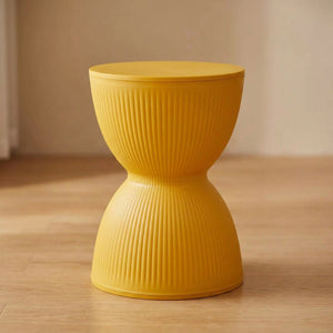Tabouret rond nordique coloris jaune
