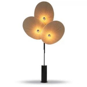Lampadaire LED pied métal base structure design moderne