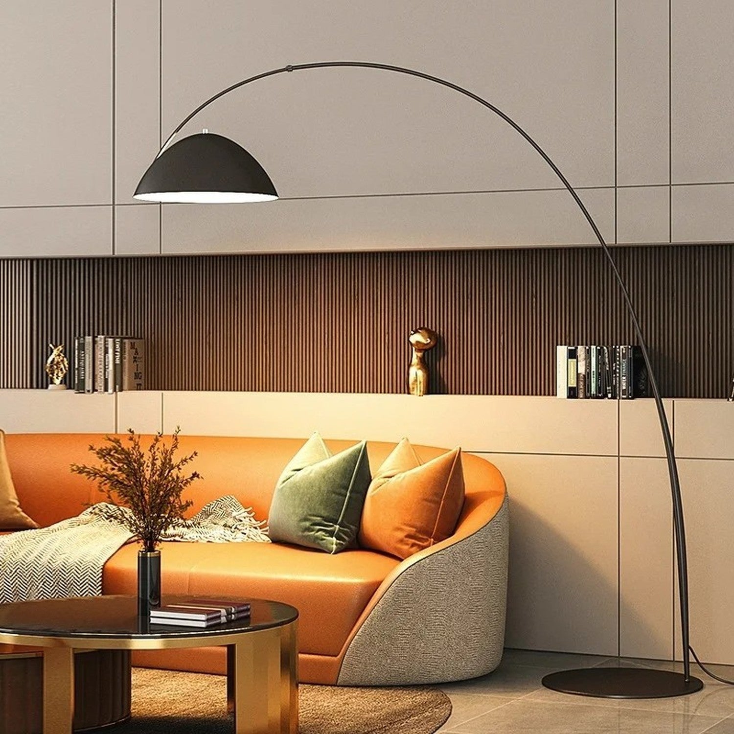 Lampadaire arc LED nordique – vue 6