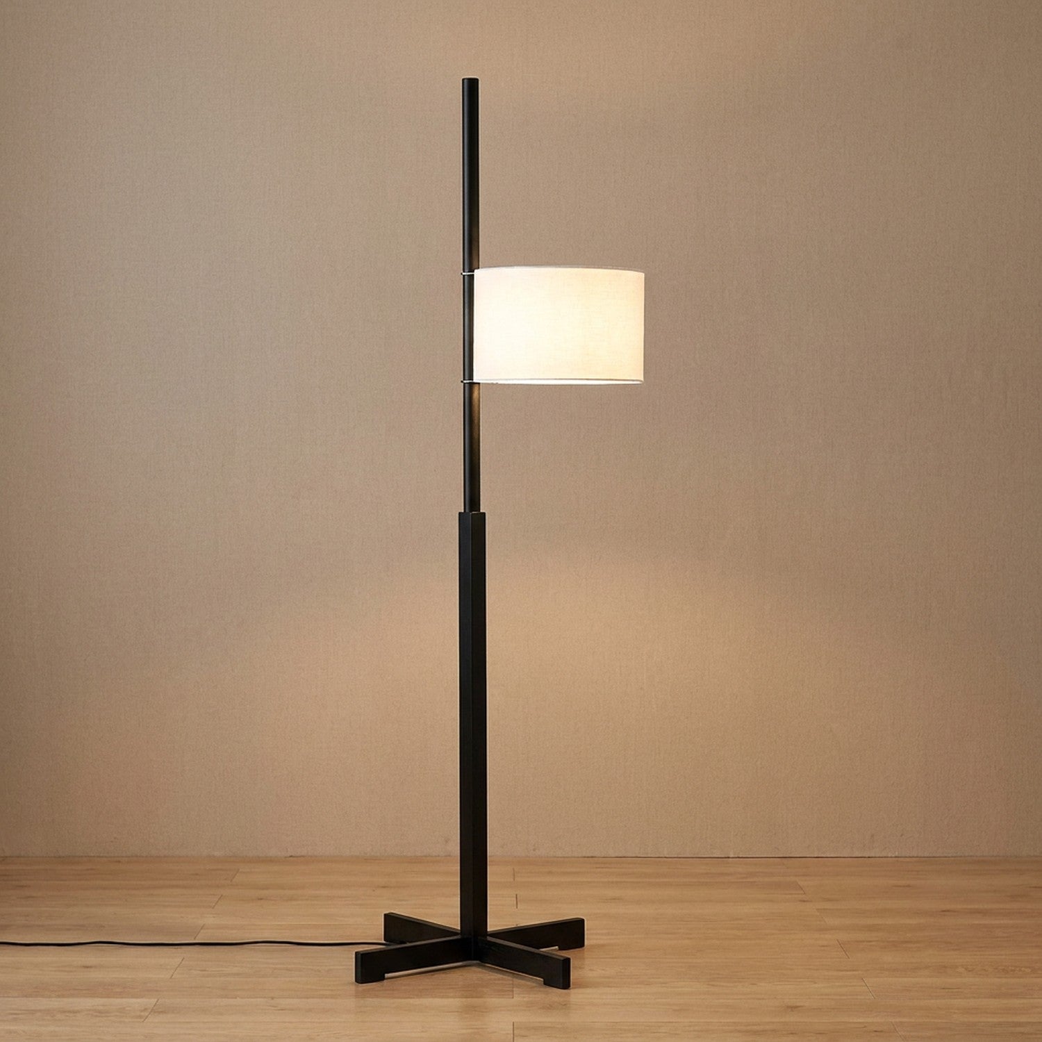 Lampadaire japonais variante finition noire