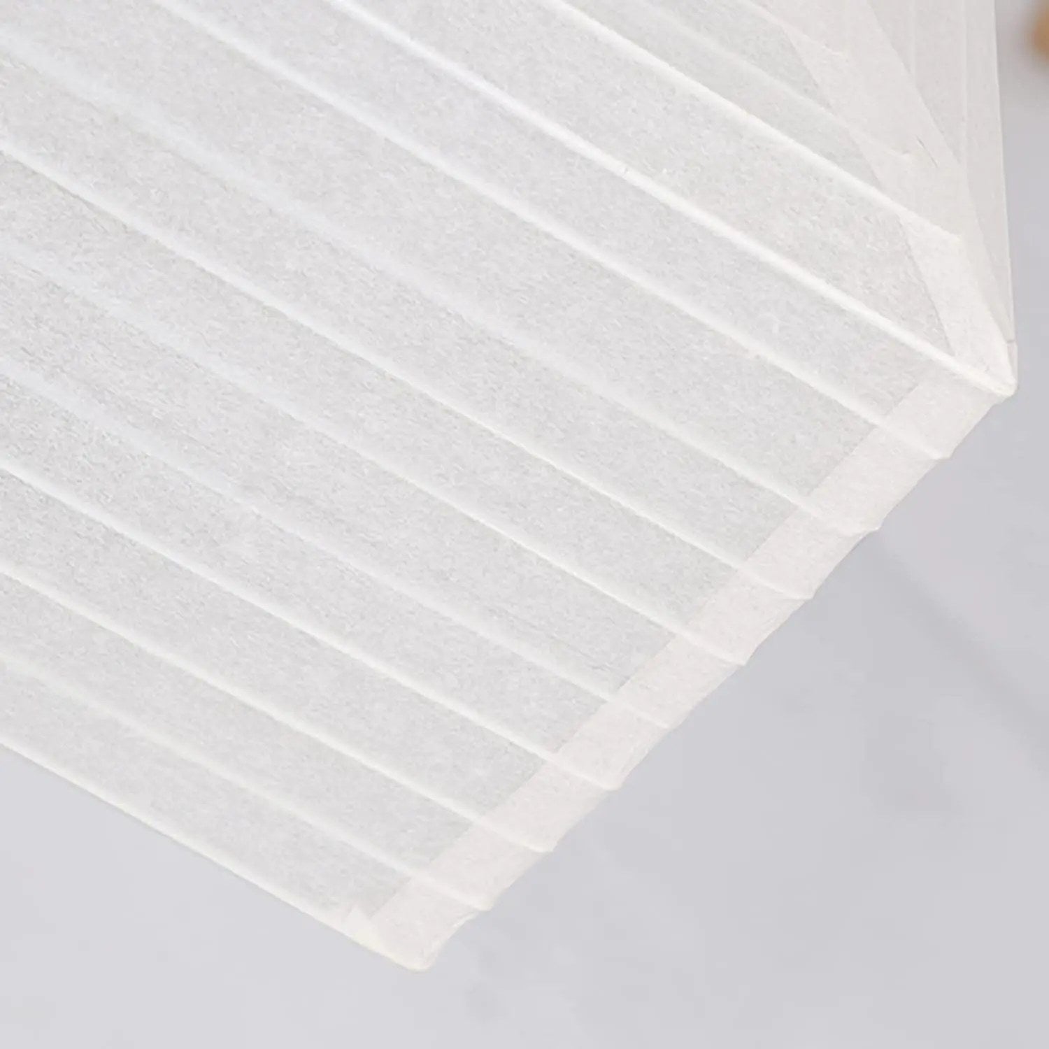 Gros plan abat-jour papier de riz du lampadaire japonais