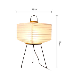 Dimensions du lampadaire japonais trépied W42cm H60cm