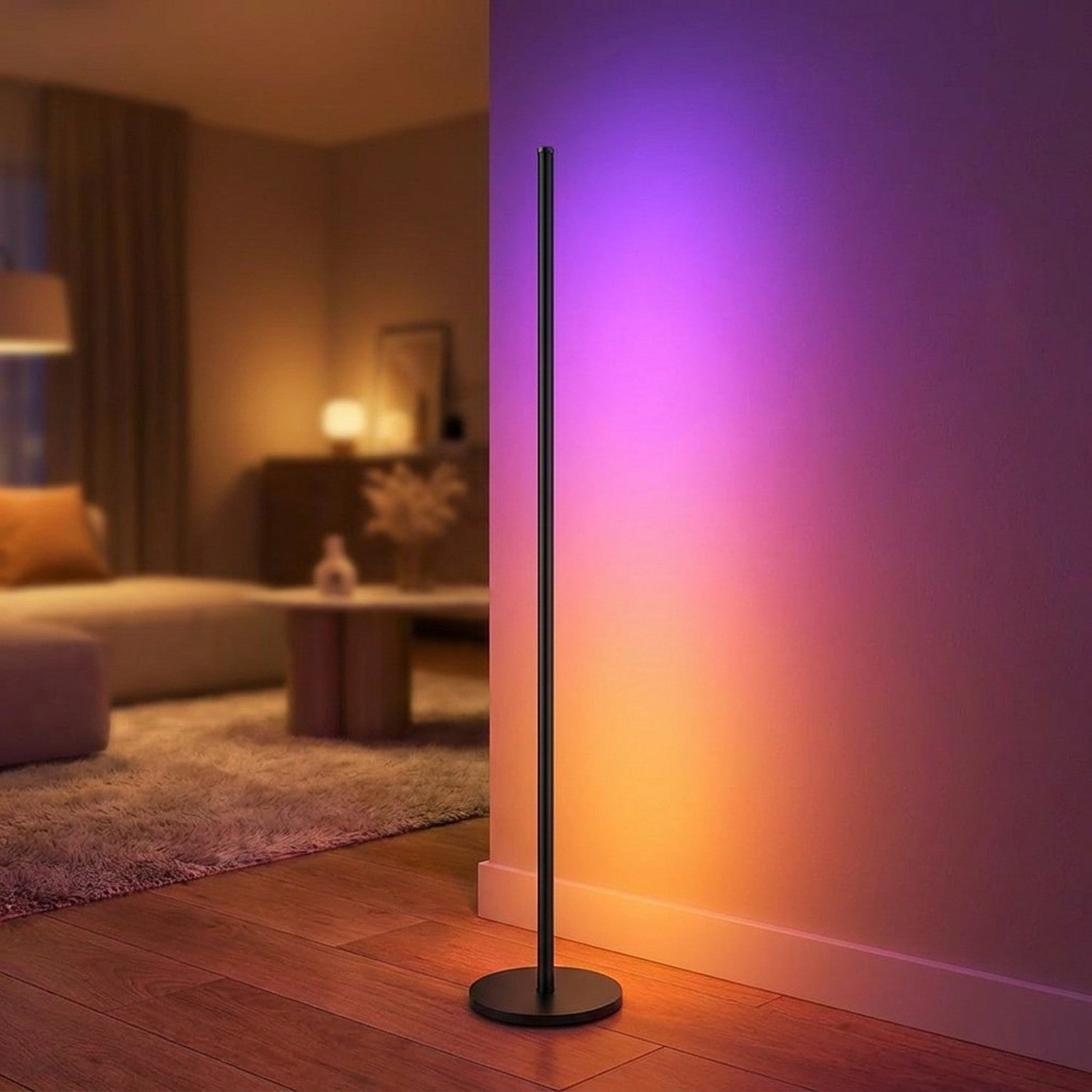 Lampadaire LED RGB - 1 pièce