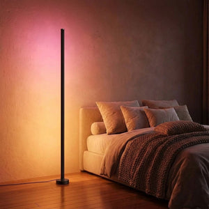 Lampadaire LED RGB éclairage chambre romantique rose