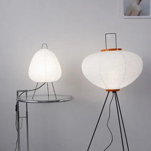 Lampe de table papier de riz Noguchi ambiance éclairage japonais