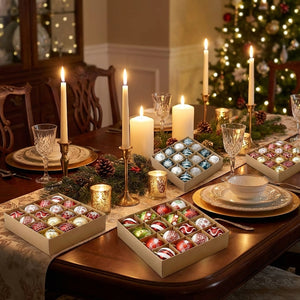 Boules de Noël lot de 16 ornements festifs sapin décoration 2