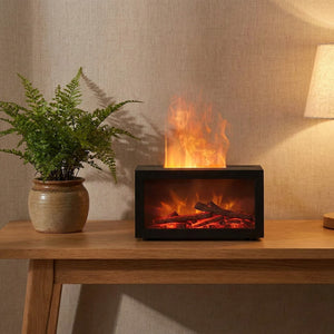 Diffuseur cheminée humidificateur ambiance chambre cosy