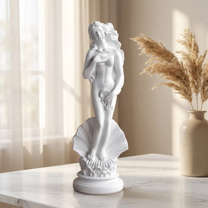 Sculpture déesse grecque résine blanche décoration salon