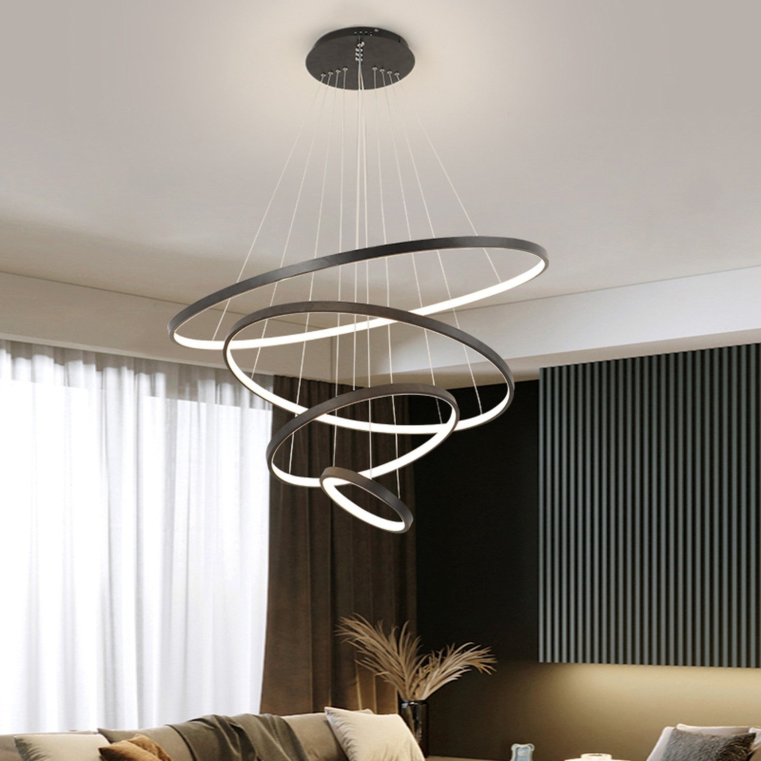 Lustre anneau LED - angle 2