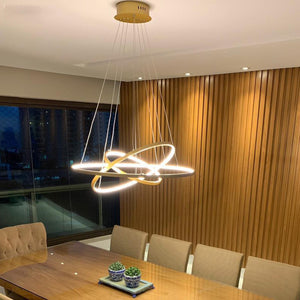Lustre anneau LED - ambiance
