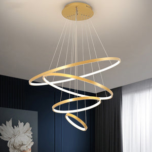 Lustre anneau LED moderne - vue principale