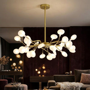 Lustre constellation nordique Doré 30 lumières