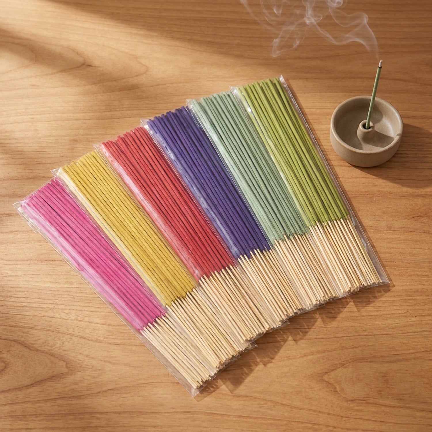 Bâtons d'encens aromatiques coffret parfums yoga méditation maison