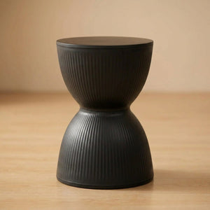 Tabouret rond nordique coloris noir
