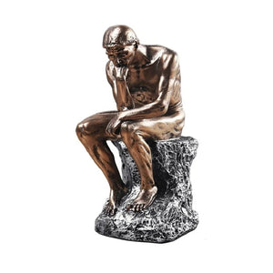 Statue Penseur Rodin résine - vue principale